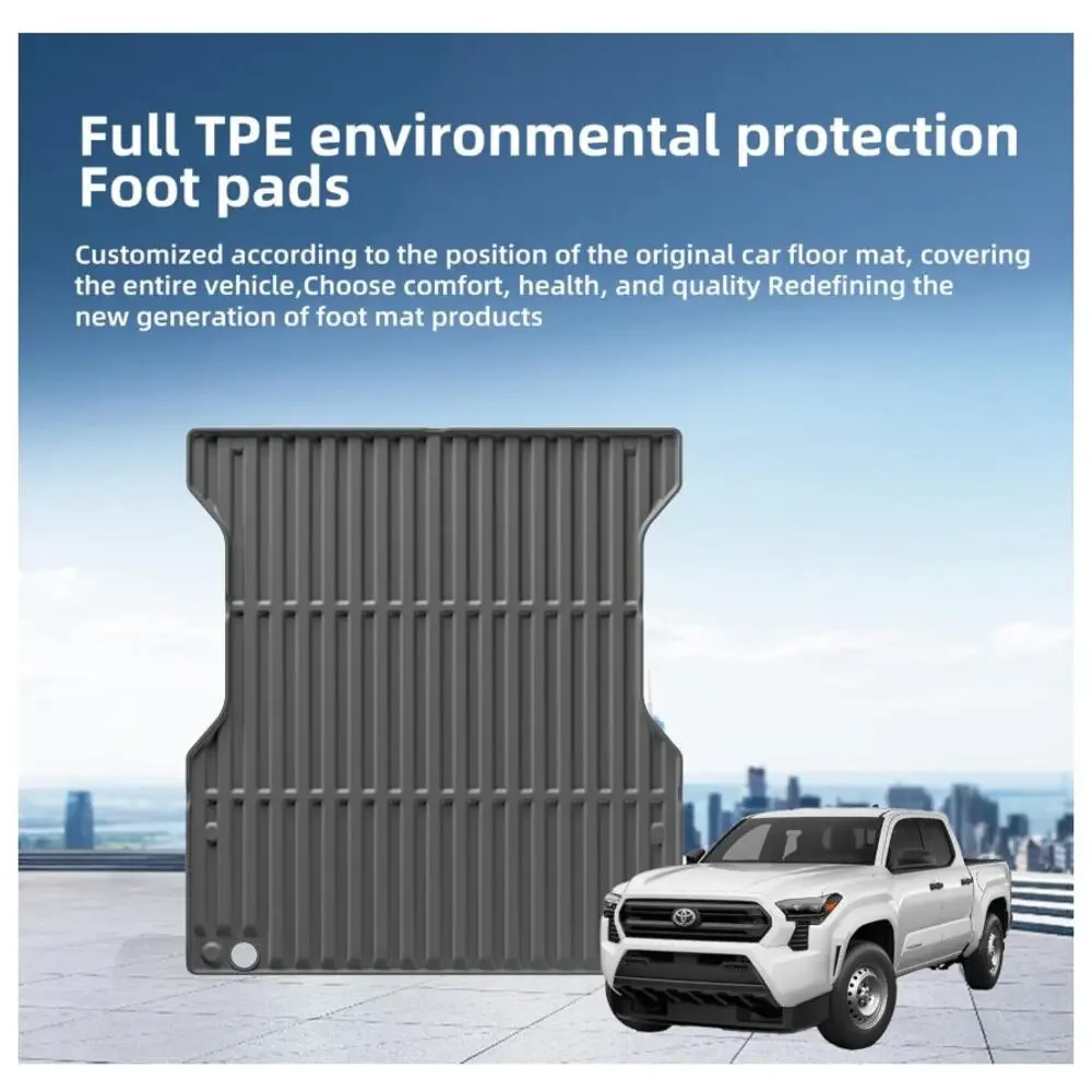 TPE All Weather Cargo Liner Bed Liner for Tacoma 2024 2025 2026 (5ft,5'Bed)
